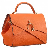 Hermes Stirrup Shoulder Bag Orange   608098