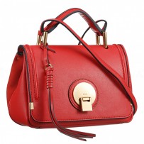 Chloe Indy Red Leather Double Carry Bag 18927081