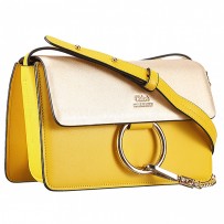 Chloe Faye Small Bag Yellow And Gold