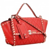 Valentino RockStud Shoulder Red Bag