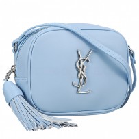 Saint Laurent Monogram Blogger Light Blue Bag  18927153