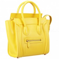 Celine Micro Luggage Yellow