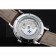 Vacheron Constantin Tourbillion Power Reserve White Dial Silver Case Brown Leather Bracelet  1454275