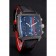 Tag Heuer Monaco Calibre 36 Blue And Red Dial Stripes Dial Black Leather Strap 622272