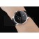 Swiss Vacheron Constantin Patrimony Black Dial Silver Case Black Leather Bracelet 1454156