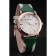 Burberry The City Classic Silver Dial Green Bracelet  622564