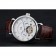Vacheron Constantin Traditionnelle Tourbillon White Dial Diamond Numerals Brown Leather Bracelet 1454064